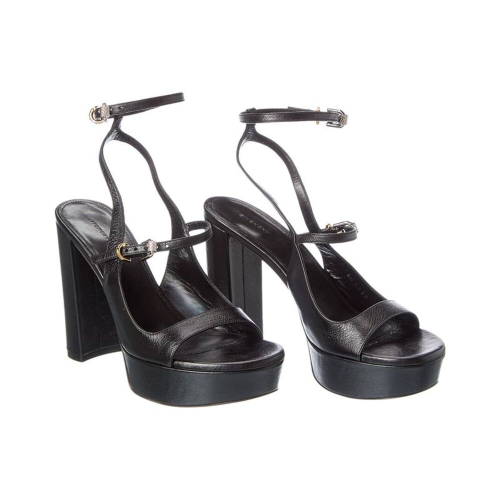 Givenchy Voyou Leather Platform Sandal